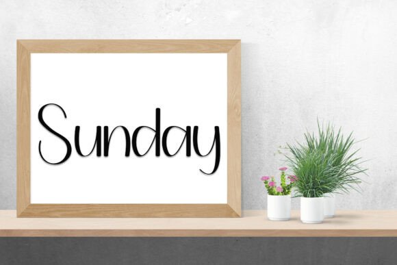 Onesie Font PNG with transparent background - Preview 3