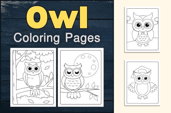Owl Coloring Pages for Kids