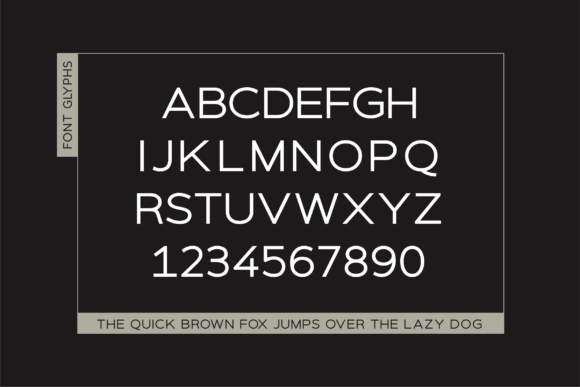 Proximate Font PNG with transparent background - Preview 3