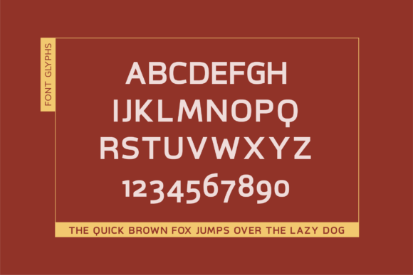 Redcurrant Font PNG with transparent background - Preview 3