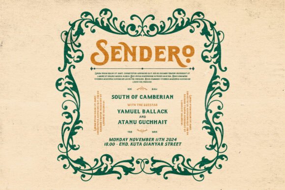 Antique Hard Font - Preview 4