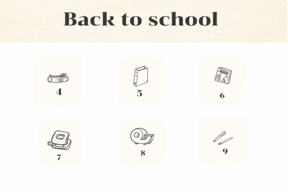 Back to School Font - Preview 3