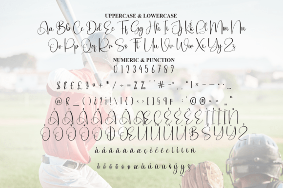 Baseball Font - Preview 6