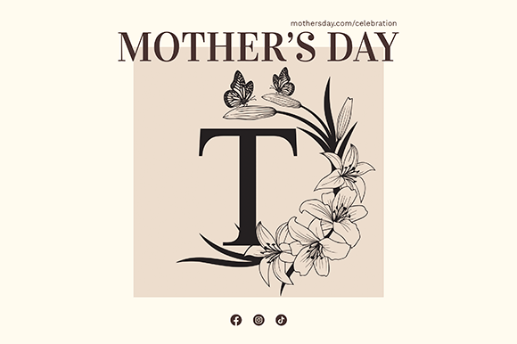 Bianca Flowers Monogram Font - Preview 3