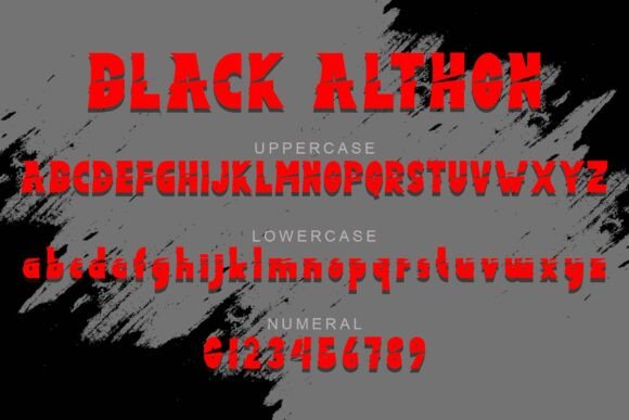 Black Althon Font - Preview 6