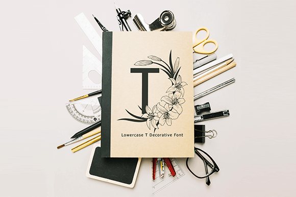Brenda Flowers Monogram Font - Preview 1