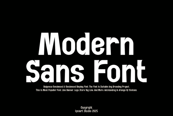 Bulgenca Condensed Font - Preview 1