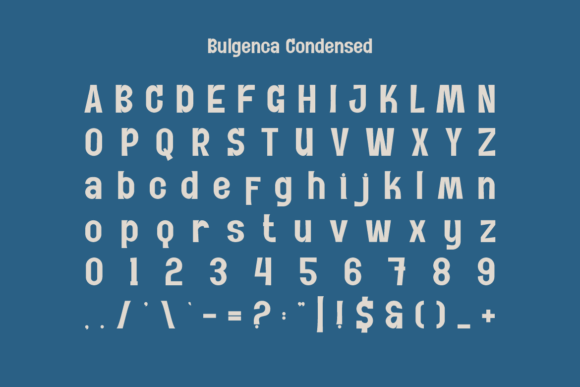 Bulgenca Condensed Font - Preview 3
