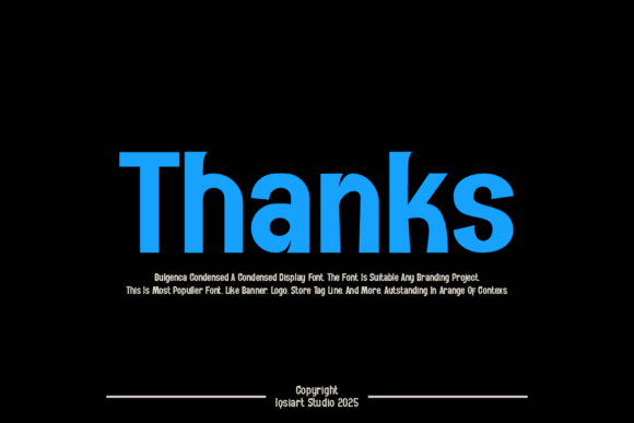 Bulgenca Condensed Font - Preview 6
