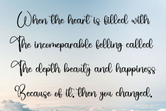 Butterfly Font - Preview 6