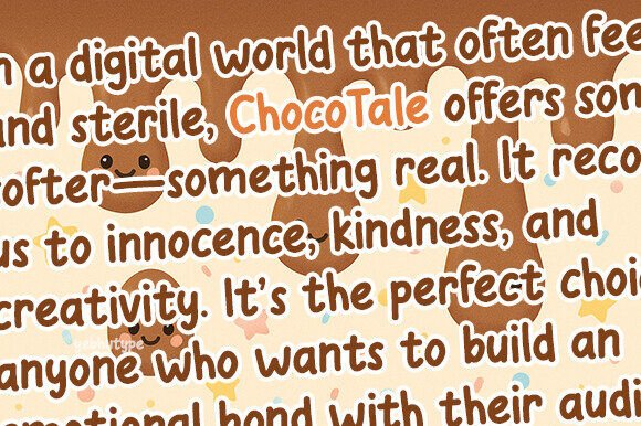 Choco Tale Font - Preview 2
