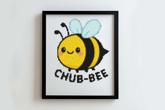Chub-bee Cross Stitch Pattern