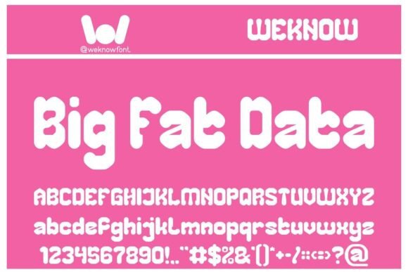 Chubby Tech Font PNG with transparent background - Preview 2
