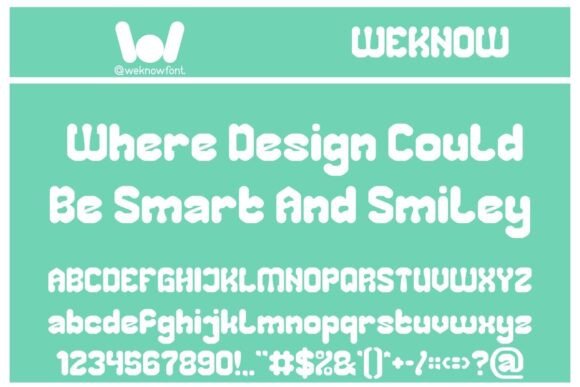 Chubby Tech Font PNG with transparent background - Preview 3