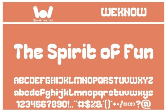 Chubby Tech Font PNG with transparent background - Preview 4