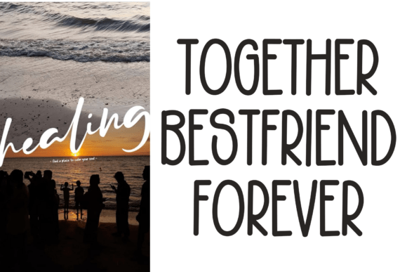 Cottagecore Font font preview - 3