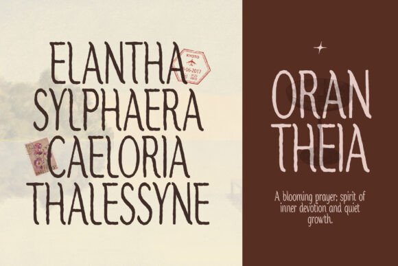 Crown & Glow Font PNG with transparent background - Preview 4