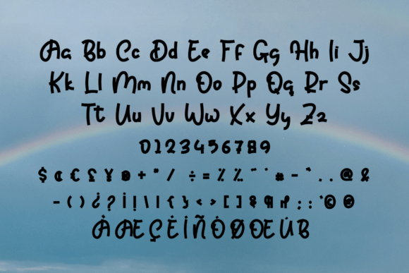 Delight Rainbow Font - Preview 4