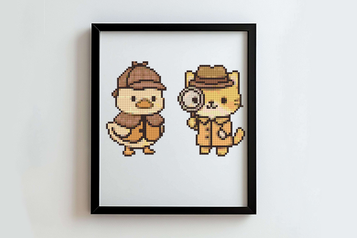 Detectives Cross Stitch