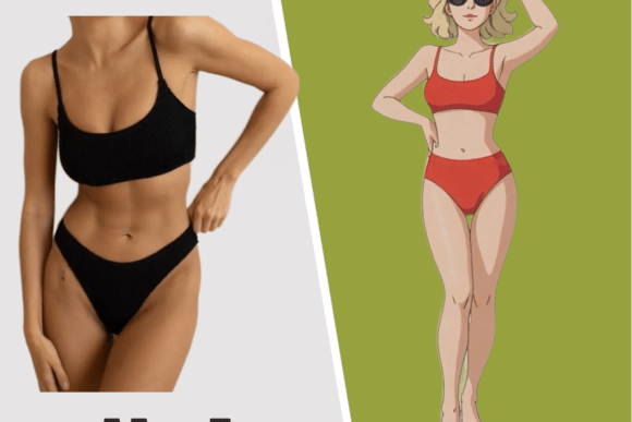 Diana DIY Bikini Easy Swimsuit M and L