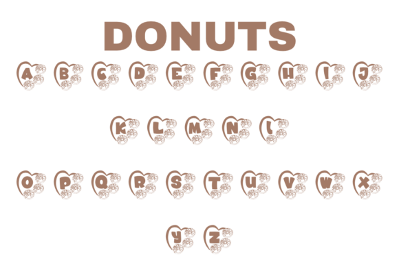 Donuts Font - Preview 1