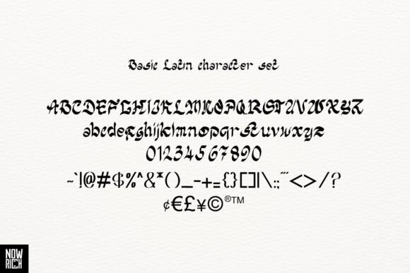 Dreadglyph Font - Preview 6