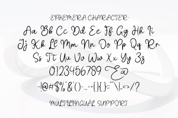 Ephemera Font - Preview 5