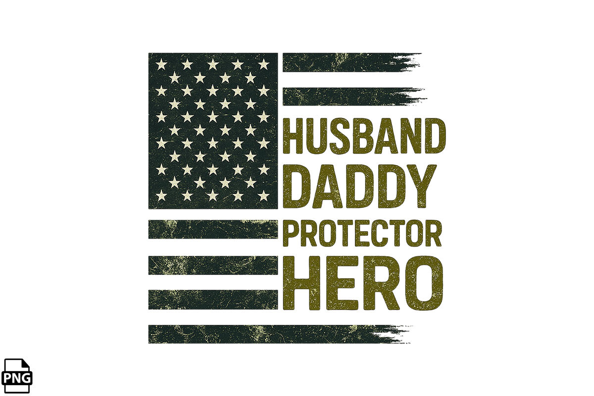 Father's Day Camo American Flag PNG Graphic by TrendyCreative ...