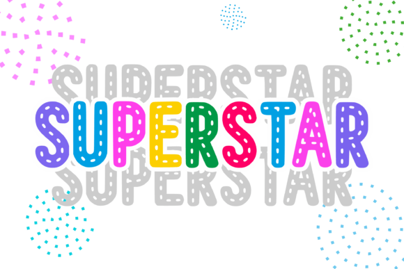 Glitter Day Font PNG with transparent background - Preview 2
