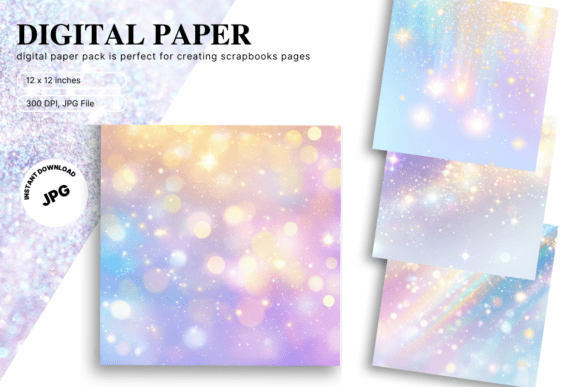 Glitter Sparkle Ombre Texture Background