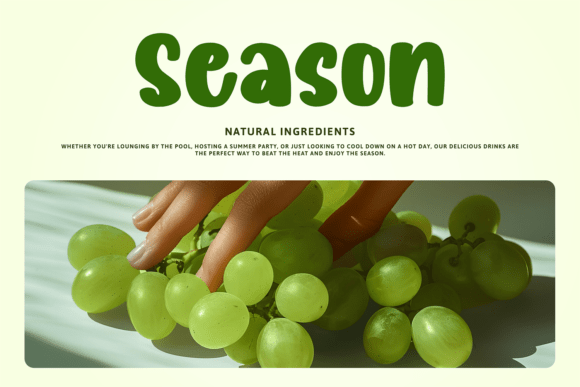 Grapefruit Font - Preview 3