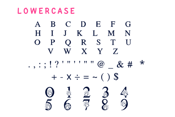 Heart Animal Font - Preview 2