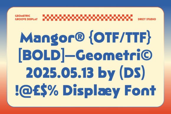 Mangor Font PNG with transparent background - Preview 6
