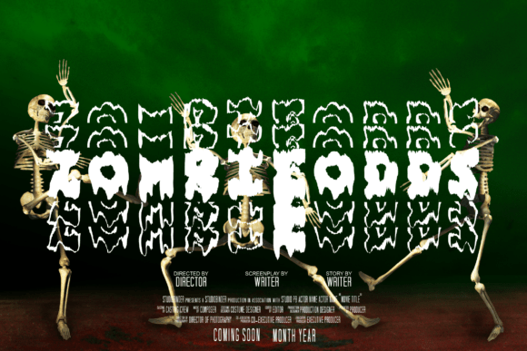 Novox Melted Stacked Font PNG with transparent background - Preview 6