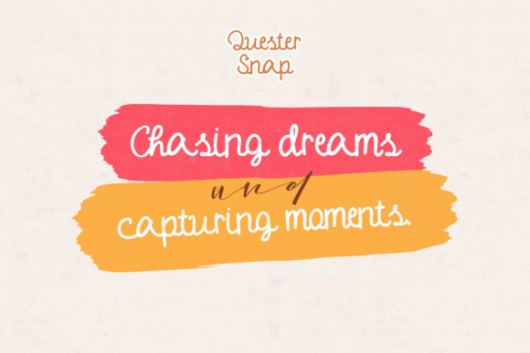 Quester Snap Font PNG with transparent background - Preview 2