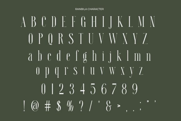 Ranbila Font PNG with transparent background - Preview 6
