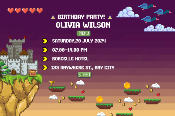 Retro Pixel Font PNG with transparent background - Preview 2