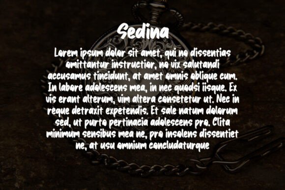 Sedina Font PNG with transparent background - Preview 2