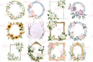 Wedding Photo Frames Clipart Graphic by Markicha Art · Creative Fabrica