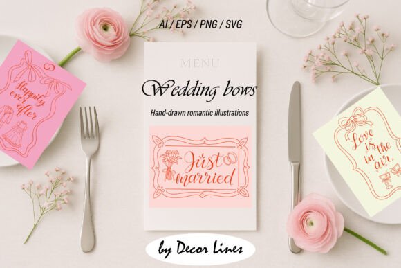Wedding Bows Cards