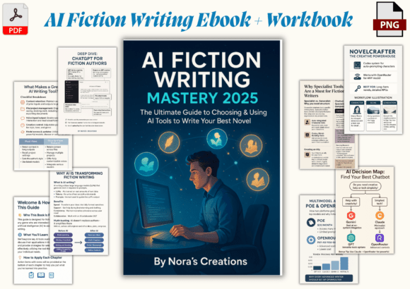 AI Fiction Writing Ebook + Workbook