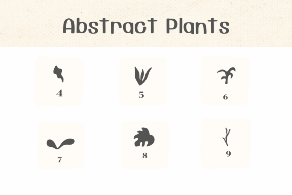 Abstract Plants Font - Preview 3