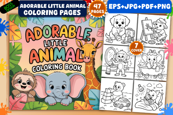 Adorable Little Animal Coloring Pages