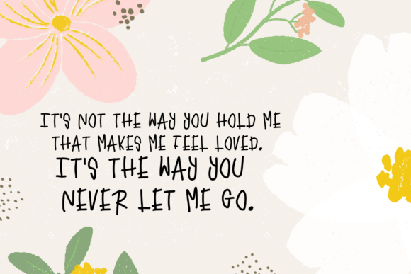 Amour Bloom Font - Preview 2