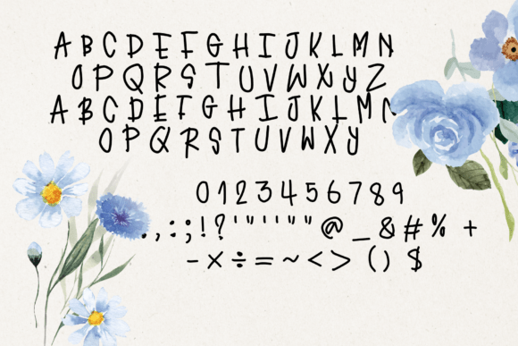 Amour Bloom Font - Preview 4