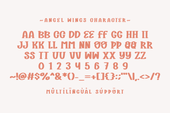 Angel Wings Font - Preview 1