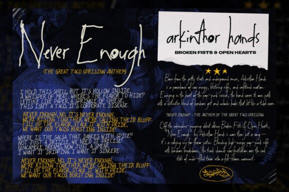 Arkinthor Hands Font - Preview 2