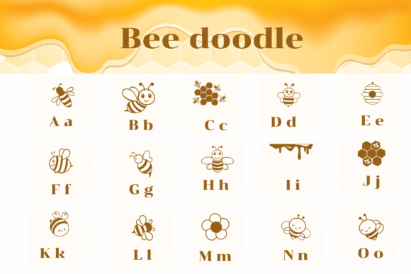 Bee Doodle Font - Preview 1