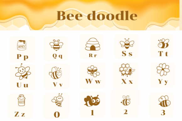 Bee Doodle Font - Preview 2