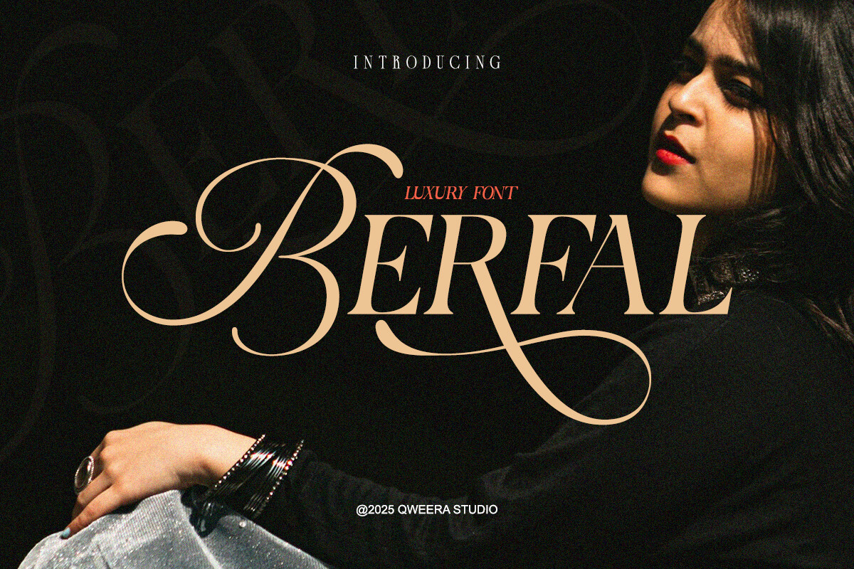 Berfal Font by Qweera Studio preview